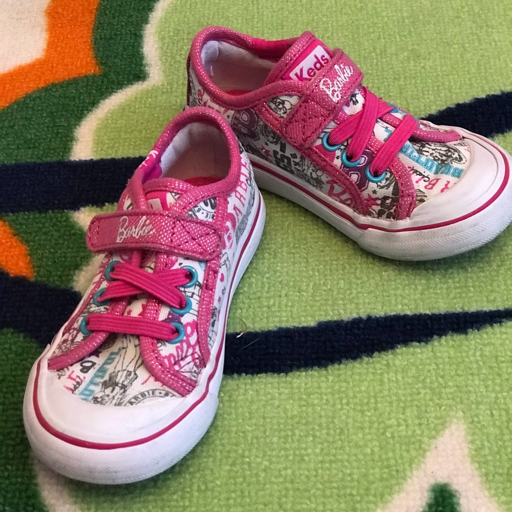KEDS Barbie Girls Tennis Shoes- Size 6